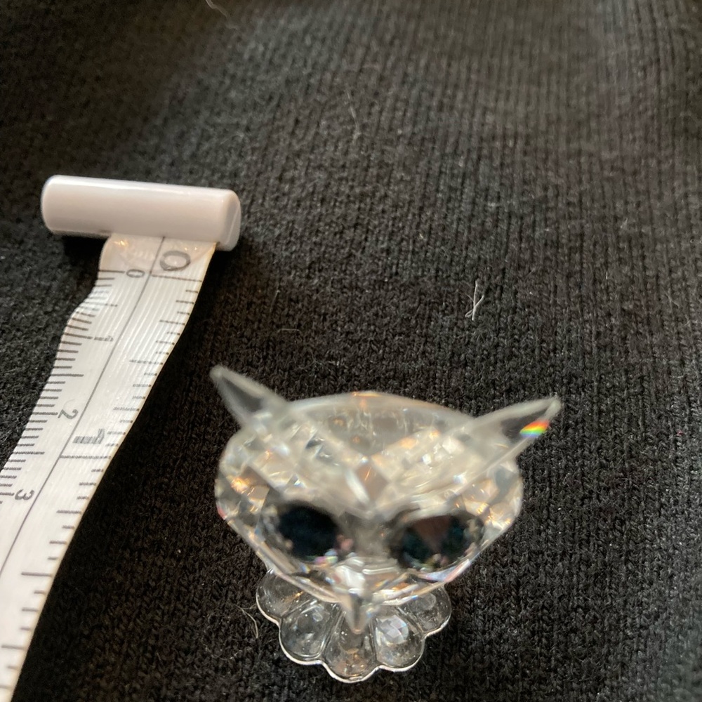 Swarovski crystal owl